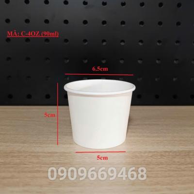 Ly Giấy 1 Lớp Trơn Đựng Đồ Uống 5